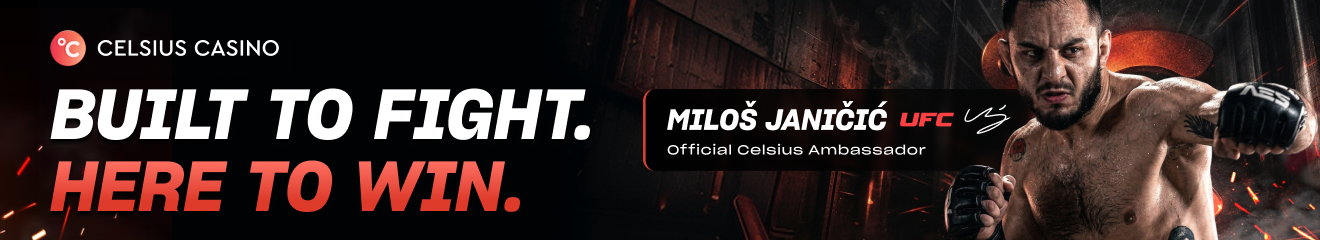 Miloš Janičić, officiell ambassadör för Celsius Casino