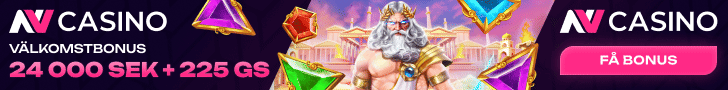NV.Casino välkomstbonus 24 000 kr och 225 free spins